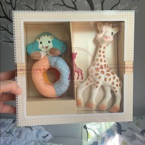 Sophie la giraffe set baby teething set